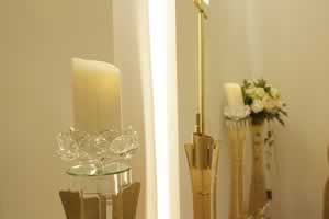 Luce votiva per lapide